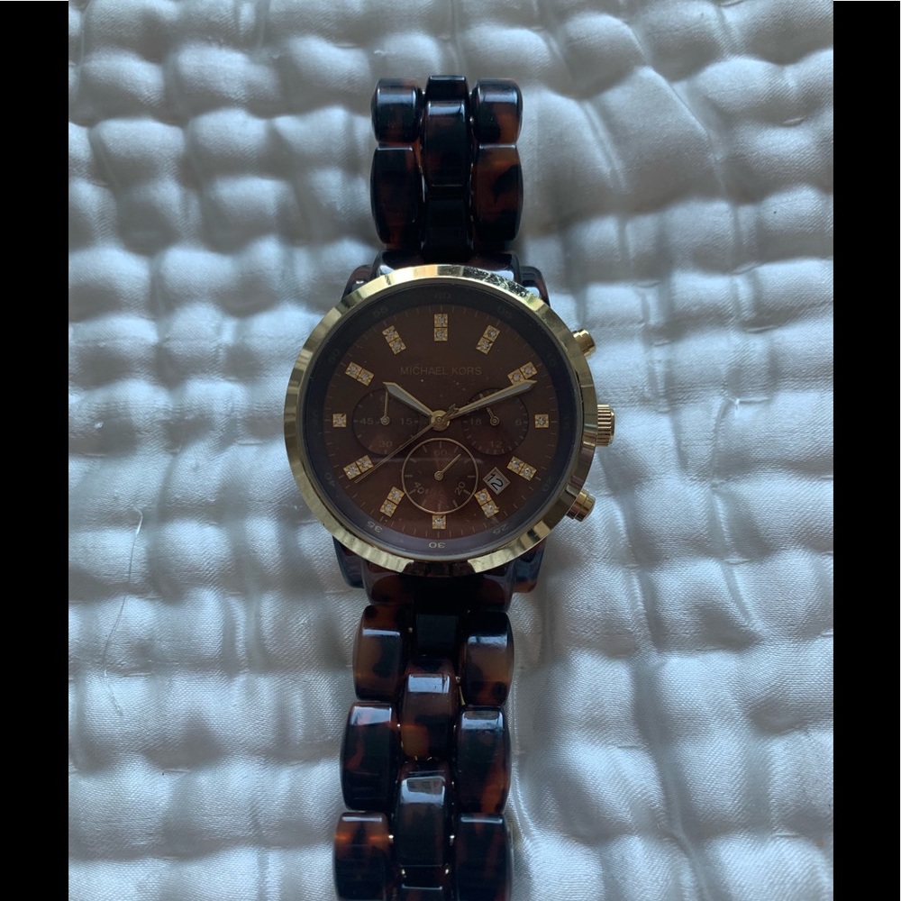 Michael Kors Tortoise Watch